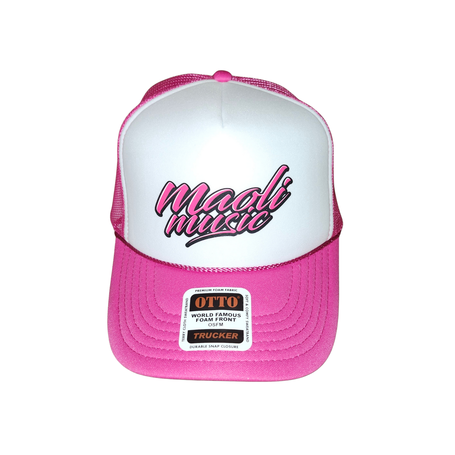 Maoli Music Trucker Hat (Pink)