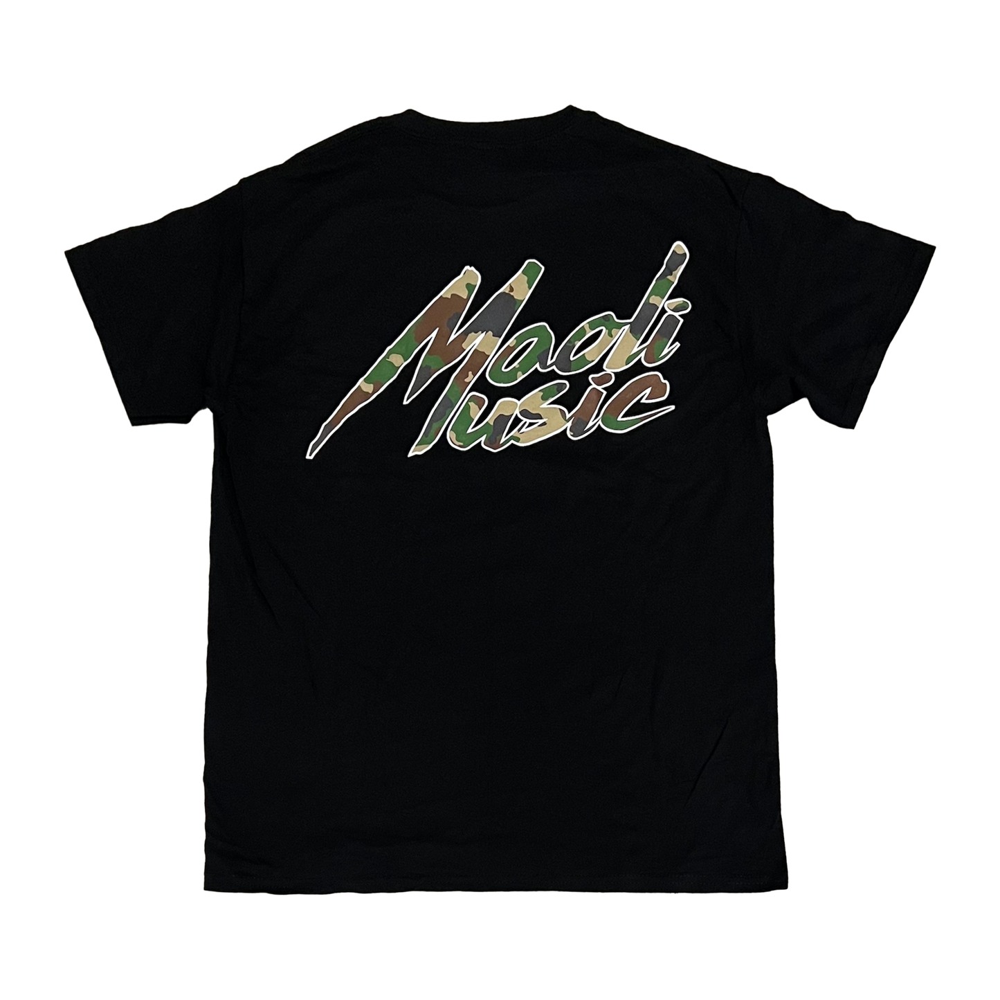 Maoli Music Tee (Camo Lettering)