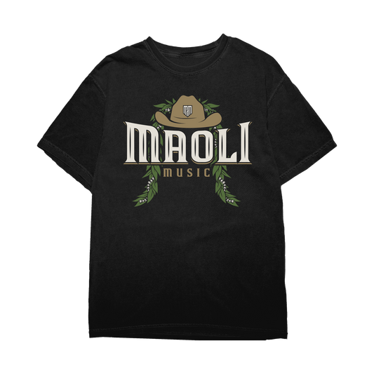 Maoli Music Lei Black Tee