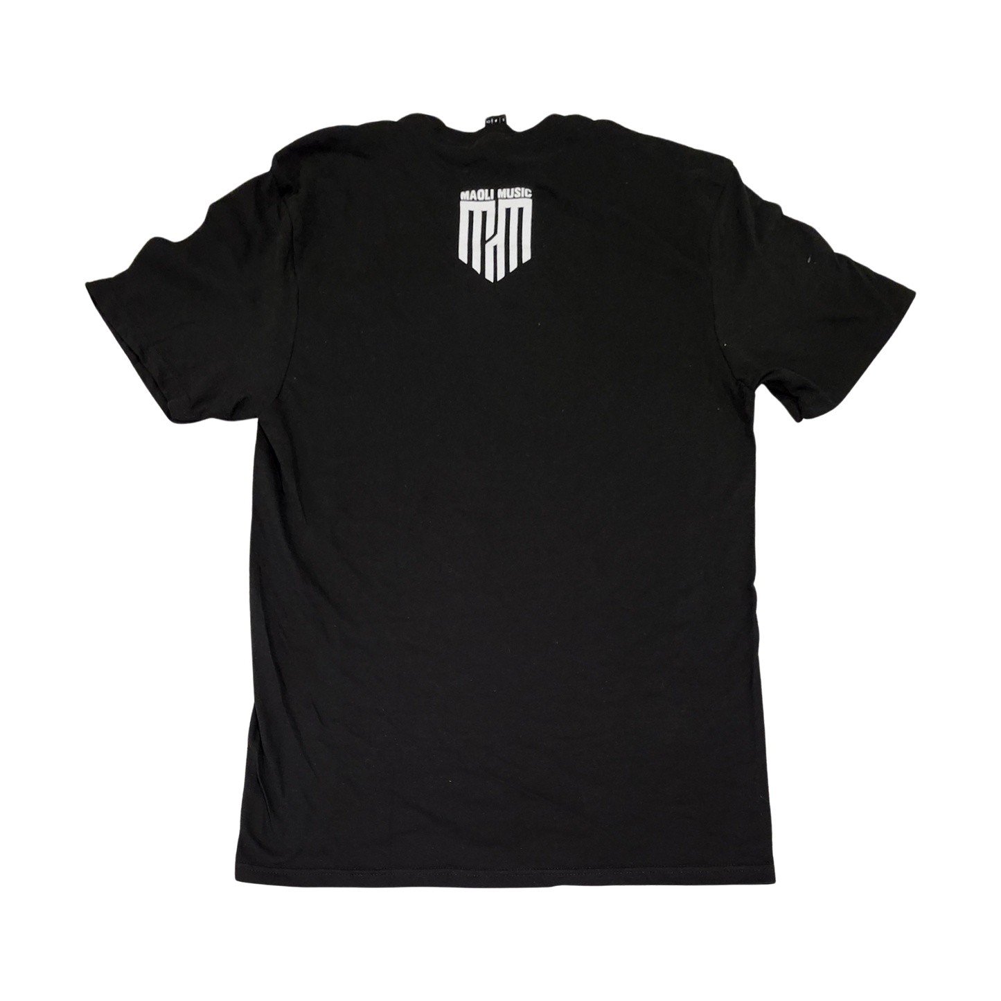 Maoli Music Black Tee (Red Print)