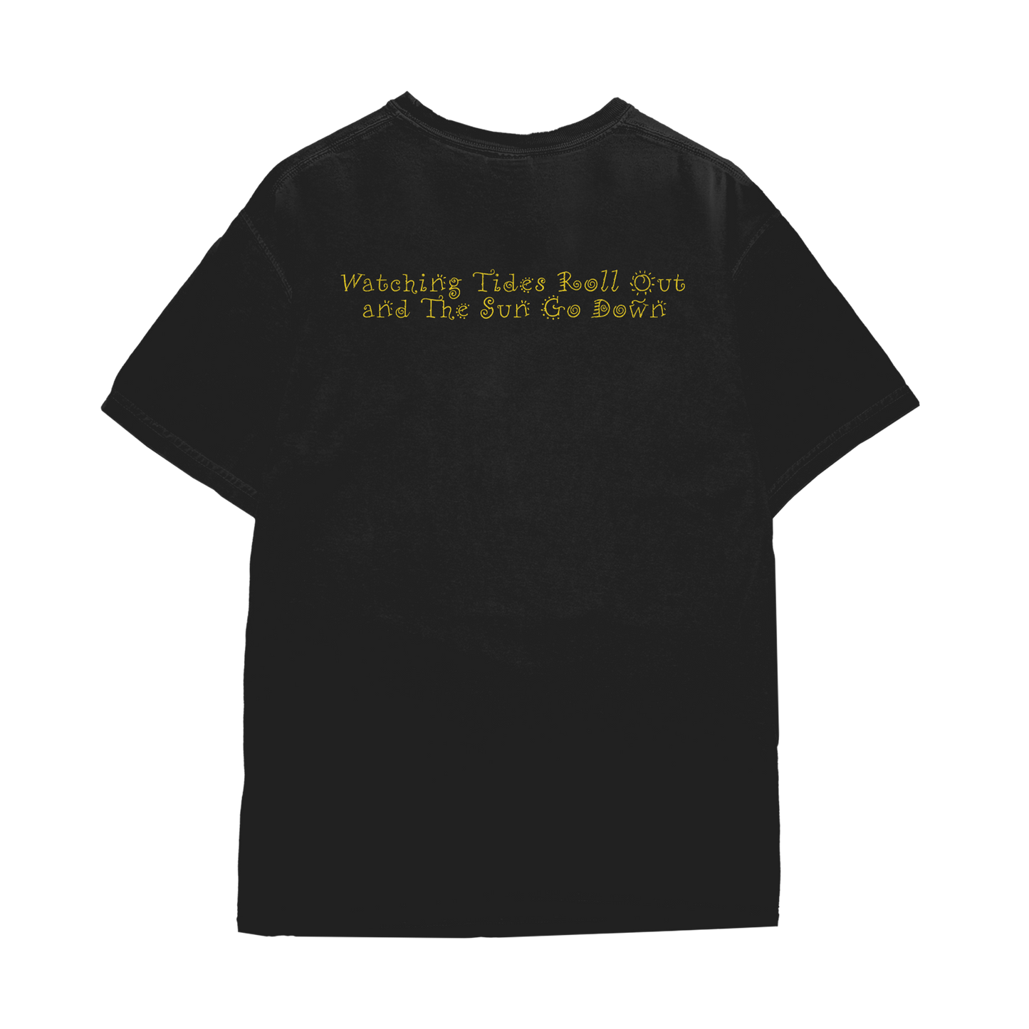 Tribal Beach Black Tee