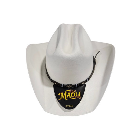 Maoli Music Cowboy Hat (White)