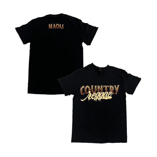 Country Reggae Black Tee