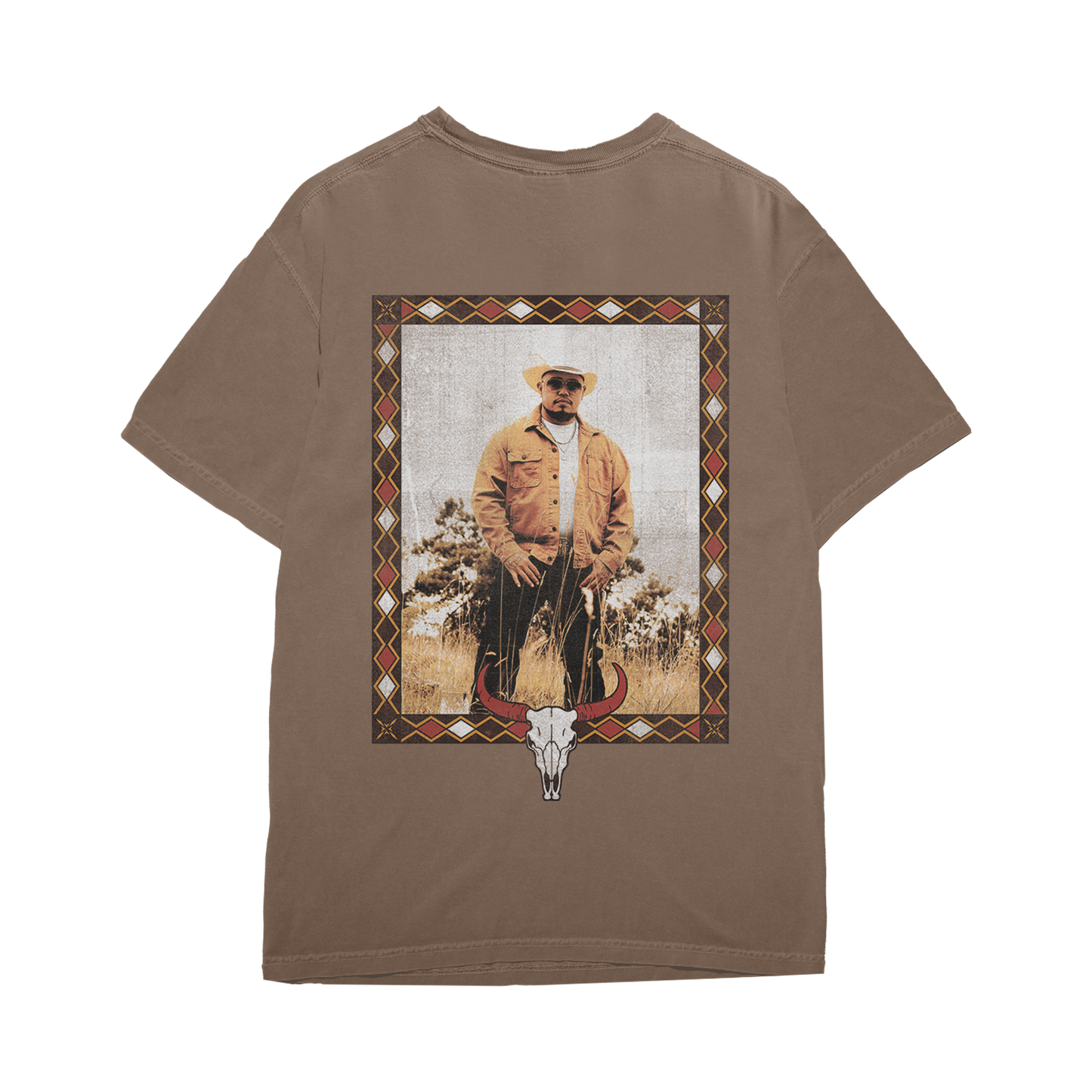 Western Frame Brown Tee
