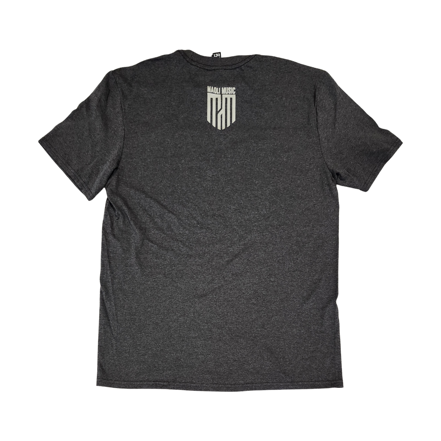 Maoli Music Charcoal Tee (Red Print)