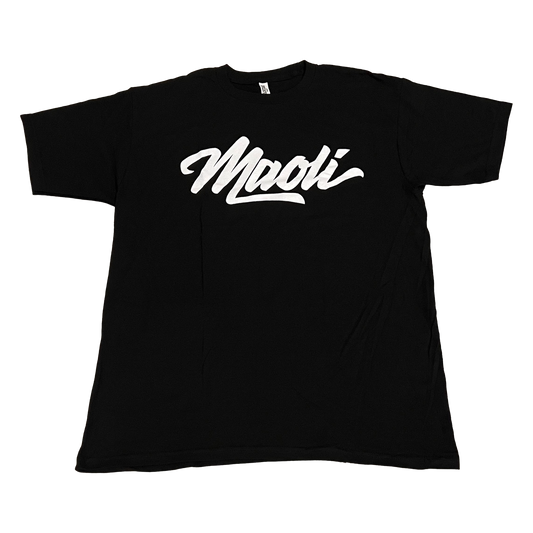 Maoli Logo Black Tee