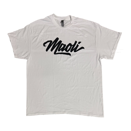 Maoli Logo White Tee
