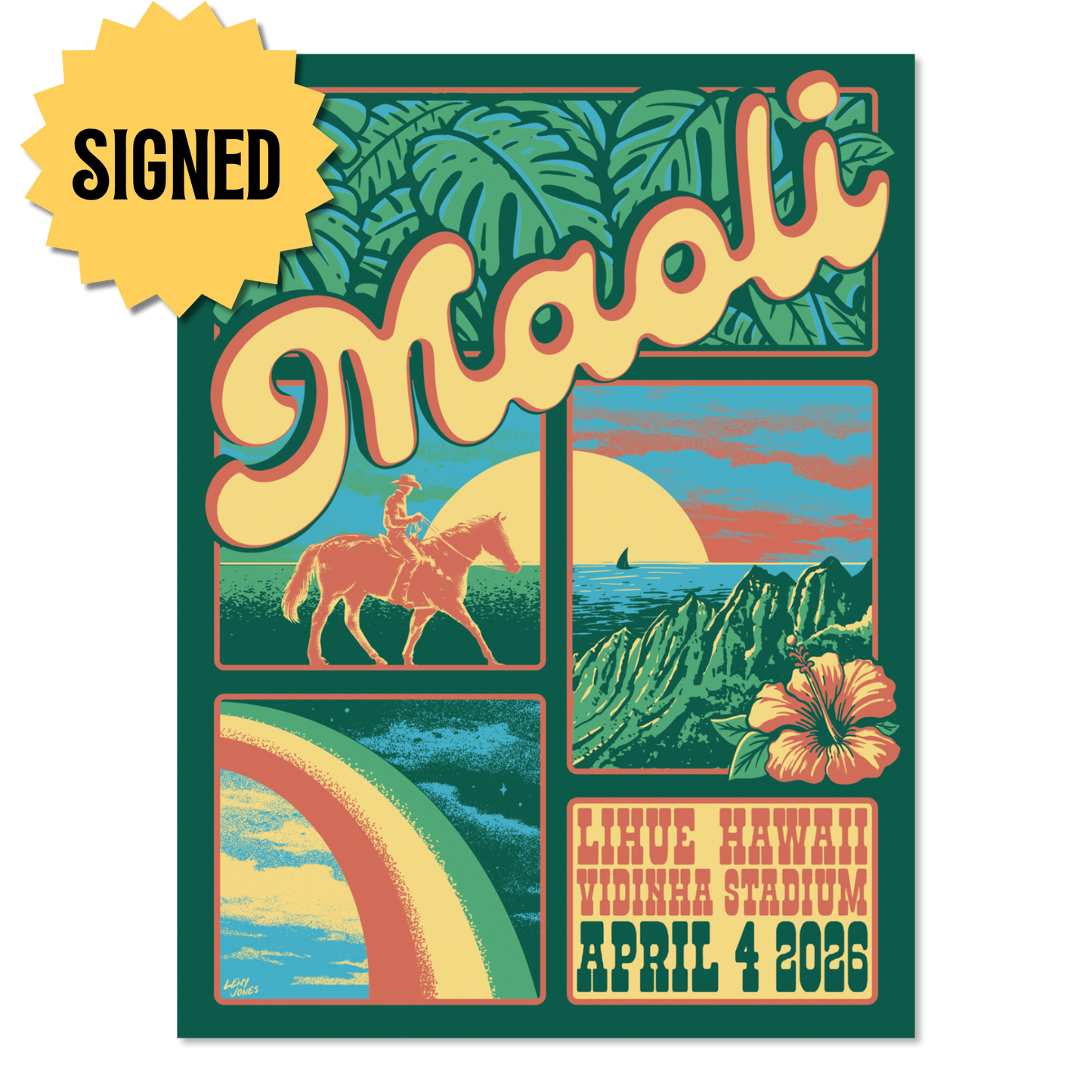 SIGNED Lihue Event Poster - April 2026